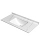 XMSJ Custom Stone Platte integriertes Becken Waschbecken Badezimmer Waschbecken Waschbecken Waschbecken Waschbecken Waschbecken Waschbecken ein Einzugsgebiet 12047 cm Arbeitsplatte + Becken