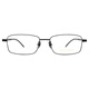 Hellasdan Walconstan importiert aus der Japan Elegant Series Optical Rahmen Herren Vollrahmen -Brillen Rahmen Titanium H9755 004 Schwarz