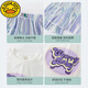 G.Duckkids Little Yellow Duck Girl Traje de verano Medio y niños grandes Pantalones de seda de seda de patas anchas