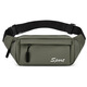 QUEEN TRIP New Men's Waist Bag Construction Site Stall Cashier Bag Outdoor Mountain Cycling Climbing Mobile Phone Bag Diagonal Chest Bag Military Green