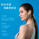 Four-cool in-ear wired mobile phone headphones mobile phone computer games live call noise reduction headset mobile phone computer wired headphones are suitable for Apple, Huawei, Xiaomi Honor cost-effective white [3.5mm round hole socket]
