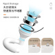 Dafensa Mop Piscina para el hogar Balcón de cerámica Gran balcón de cerámica Baño cuadrado Square Mop piscina blanca pura 1049+ sin grifo