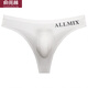 Yu zhaolin (yuzhaolin) tanga de cintura baja u elástica elástica apretada sexy para hombres tear seda de hielo de una pie