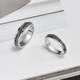 Lukfook Jewelry Platinum 950 Grass Pattern Platinum Ring Couple Ring Single Closed Ring Price EFT1P4C0103 No. 13-5.67g (including labor cost 754 yuan) Women's model