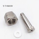 316 Cilindro de la válvula Conversión de cilindros CGA180 CGA580 CGA330 CGA320 Hidrógeno Nitrógeno CGA679 Cable interno Dientes inversos-1/4npt Alambre externo