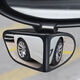SMVP-Rückspiegel kleiner runder Spiegel Auto Blindfleck Weitwinkel-Umkehr-Hilfspiegel 360 Grad Ultra-Claren Reflektor kleiner Spiegel für den doppelseitigen Autos-verstellbaren Spiegel [weiß] links + rechtes Paar