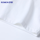 Romon 100% cotton 2-pack pure cotton short-sleeved T-shirt men's summer round neck casual solid color bottoming shirt men's clothing