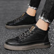 Camel men's shoes autumn 2024 new casual leather shoes for men's British wear-resistant shoes for men's soft-faced Martin boots mid-top khaki-W9903 42