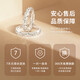 MANHE S999 pure silver couple engagement ring women's wedding diamond ring men's adjustable light luxury and high-end sense