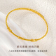 CRD克徕帝黄金方珠弹力珠手镯记忆弹力足金手镯串珠手链节日礼物 5g