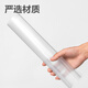 Deli (deli) pull rod clip 10 pack A4 folder pull rod clip student test paper clip information book resume prenatal examination report storage clip triangle rod [10 pieces] 14mm back wide white rod PP674