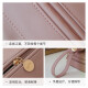 ToMill Cosmetic Bag Women's Large Capacity Storage Bag Leather Cosmetics Storage Bag Business Travel Dry and Wet Separation Washing Bag Cloud-Rose Pink