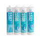 KESAIXIN1587 1596 1598 1592 Equipo de brida resistente a alta temperatura de sellador plano SELLO NEGRO 1598-310ML