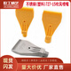 
DYQT Customized Stainless Steel F-Type Blowing Nozzle 727-15Windjet Flat Blowing Water Blowing Blowing Blade Plastic PP Dust 727 Internal Thread Single Hole Blowing 16 Holes-High 90-Width