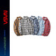 nasawassup official fashion brand co-branded shirt jacket men's autumn and winter Japanese plaid shirt trendy casual inner men's top white 2XL (recommended 130-150Jin [Jin equals 0.5 kg])