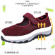 Fujian Si Niao middle-aged and elderly walking shoes for women and mothers, lightweight and breathable shoes for the elderly, lightweight and safe dad's shoes, outdoor non-slip square dance shoes A803 jujube-counter quality 38