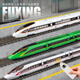 Chezhi remote control high-speed train toy Fuxing EMU alloy model children's high-speed train track toy truck boy [remote control version] Fuxing high-speed train single section-white