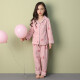 Nanjiren Children's Clothes Children's Pajamas Girls' Home Clothes Sets Parent-Child Clothes 2022 Spring New Cartoon Printed Cotton Pajamas Two-piece Set for Older Boys and Boys Home Mother and Child Clothes Strawberry [Long Sleeve] Size 150 Recommended Height 144-152cm