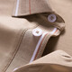 Septemberg (Septwolves) Kurzärärmiges T-Shirt für Herren Maulbeer-Seide Polo-Basishemd für Männer Sommer 5A Antibakterielles Stoff Solid Color Revers Short T. Herren Kleidung 701 (Khaki) 4xl 190/104a