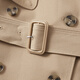 Xiangying High-End-Windbreaker-Frauenfrührung und Herbst 2025 Herbst-Outfit Neues Pendeltemperament Doppelbrust mit mittlerer Länge Khaki-Jacke Khaki S