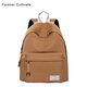 Рюкзак Forever Cult Maillard в европейском и американском стиле для школьников средних классов, старшеклассников, студентов колледжей, школьные сумки, дорожные сумки, мужские и женские сумки для компьютера 9227 карамельного цвета