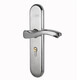 
Yuema stainless steel wooden door lock double tongue silent hand lock indoor bedroom wooden door lock simple room door lock hole distance 110185MM lock body 13559 tongue 3550mm universal type with key