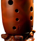 
Nagata Qixing No. 10-hole smoked and burning performance pen holder pot pottery instrument dragon and phoenix style ethnic instrument 10-hole smoked and burning performance wide range B