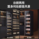 BAIKAILUN red wine cabinet constant temperature wine cabinet household large capacity can be embedded in the living room refrigerator glass door frost-free wine cabinet villa wine cabinet tea preservation cabinet beer and wine display cabinet 1.9 meters high dual temperature ice bar + red wine 300L thin section