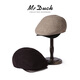 Mr DUCK limited edition British Marling&Evans lambskin cap men's winter high-end forward hat warm taupe (100% merino lambswool)-MW461101 L (58-59cm)
