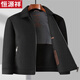 Hengyuanxiang 2024 L'automne, l'hiver et l'hiver La laine pour hommes peut être retirée du canard blanc Down Down Liner d'âge moyen d'âge décontracté veste en laine chaude de chameau [Ajouter une doublure] M 90-110jin [Jin est égal à 0,5 kg]