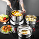 Meichu (MAXCOOK) 304 stainless steel steamer, second-layer re-bottom, gas furnace induction cooker, universal 28cm, three-layer MCZ693