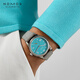 Nomos Glashütte Watch Campus Club Serie Manual Blue Manual Mechanical Watch Luminoso Men's and Women's Sports 724