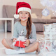 Domeiyi Christmas hat Christmas decoration Christmas headdress Santa Claus children adult dress knitted hat