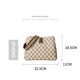 Shark bag women's bag retro print shoulder bag women's trendy casual bucket bag versatile crossbody bag women's bag gray