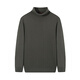 Qipai Men's Turnable Turtleneck Wool Sweater Spring and Autumn Business Casual Comfortable Versatile Bottoming Sweater