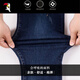 
Woodpecker Plus Size Denim Harem Pants for Women Spring and Autumn High-waisted Radish Pants Loose Korean Style Small Foot Jeans Narrow Version 829 Dark Blue [Single Pants] M [Suggested 90-105 Jin [Jin equals 0.5 kg]]