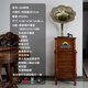 BLACKNOTE Jinmo gramophone retro living room European-style vinyl record player Bluetooth old-fashioned antique flow sound machine solid wood gramophone 206 brown drawer copper speaker + CD + turbine + double subwoofer