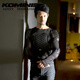 KOMINE SAFETY&INNOVATION越野摩托古风铠甲系列CE2级防摔全网眼高弹通风骑士护甲衣SK-844 黑色 S