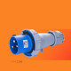 Hefeng IP67 Waterproof 63A125A Nylon Aviation Aviation Connector de enchufe 3 núcleo 4 cables 5 agujeros de alta potencia HFN-1342 63A Caón abierto de cuatro núcleos rojo