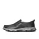 
Belle casual shoes men's summer cowhide leather punched breathable business casual shoes A1509BM3 black 43