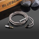 Earmax for MMCX Shure SE215PRO SE425 SE535 SE846 E5000 silver plated earphone cable gray direct plug-in and hanging cable control version