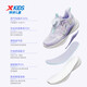 特步（XTEP）儿童小童氢风5.0旋钮扣透气轻便跑鞋 淡紫色/雪青紫 31码
