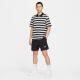Nike (NIKE)CLUB Men's Striped Lapel T-shirt FN3897-010 XXL