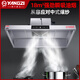 
Yangtze range hood catering kitchen large suction range hood stainless steel commercial purifier oil suction machine smoke exhaust hood 0.8 1.0*0.6*0.47 meters single fan model 12801