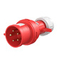 Clcey Industrial Aviation Stecker Socket 3 Core 4 Core 5 Core 16A32A Oberflächenmontiertes Docking wasserdichte explosionssichere Stecker DEP2-1 DEP2-12532A5 Kernbuchse Rot