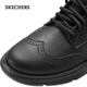 Skechers Flash Wear Shoes Men's Business Summer Fintiting Chaussures décontractées Chaussures de Derby One Foot Chaussures de travail 205311