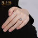 Haikai ring for women, aquamarine ring, luxury jewelry, Chinese Valentine's Day, birthday gift for wife, girlfriend <One thing, one certificate>