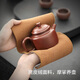 Unclumsy high-end thickened plush absorbent tea towel, painted Zen towel tea cloth, special tea tablecloth, pot rag 4-coffee thickened tea towel 40*30