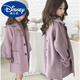 Disney Girls' Spring Clothing 2024 Large Children's Reversible Woolen Coat Korean Style Children's Spring and Autumn Clothing Woolen Coat Pink Double-Sided Woolen Coat 150