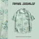 Nebel Sky kurzärmeligte Eis Silk Kühlung gedrucktes Hemd Summer Ehepaar Strand Hawaiianer Urlaubsstil Casual Shirt Jacke HK-6621 Hawaiian White XL (Empfohlen 150-170jin [Jin ist gleich 0,5 kg])